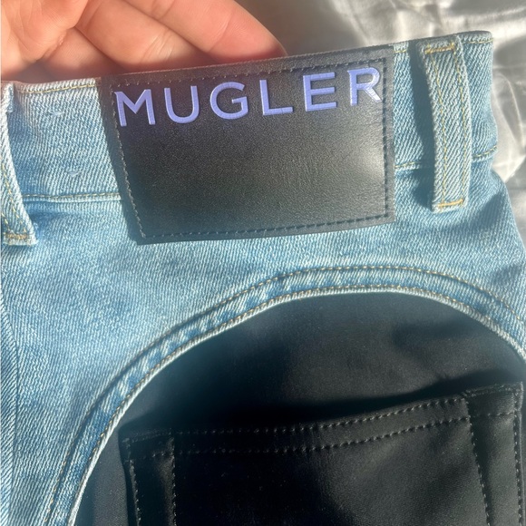 SOLD Mugler H&M Spiral Skinny Jeans Women - Picture 3 of 4